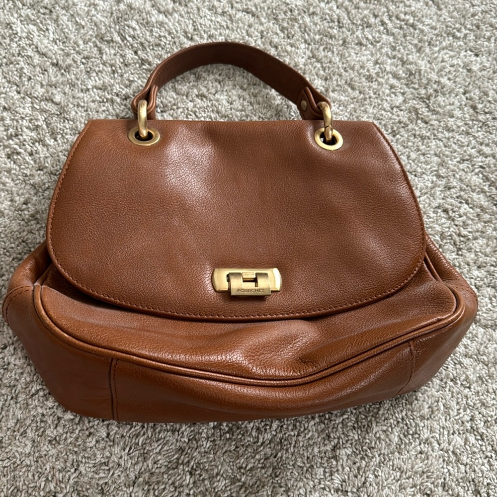 Leather Pourchet French purse